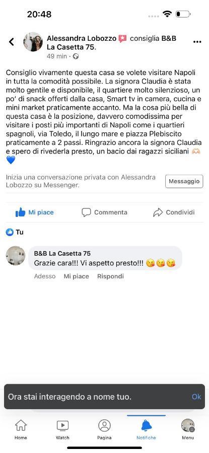 La Casetta 75 Neapol Exteriér fotografie